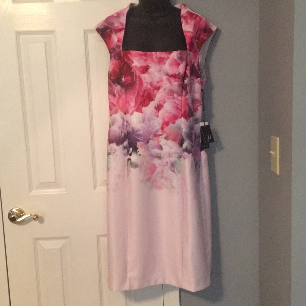Adrianna Papell floral print dress